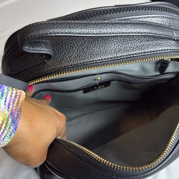 Cole Haan Black Grand Series Black Backpack - Picture 5 of 15